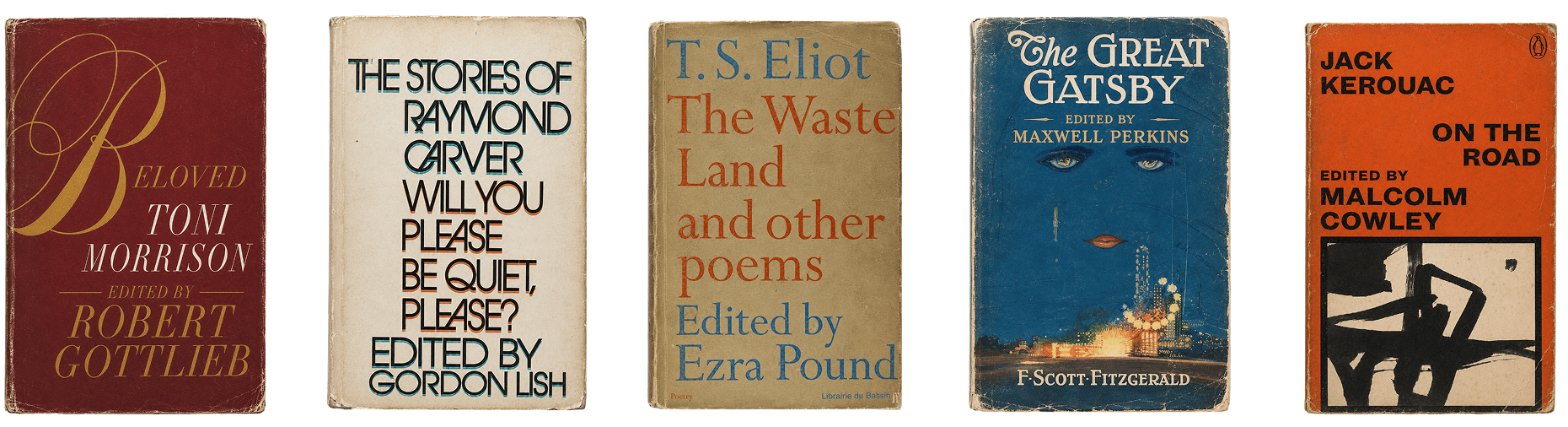 A stack of classic novels shaped by their editors